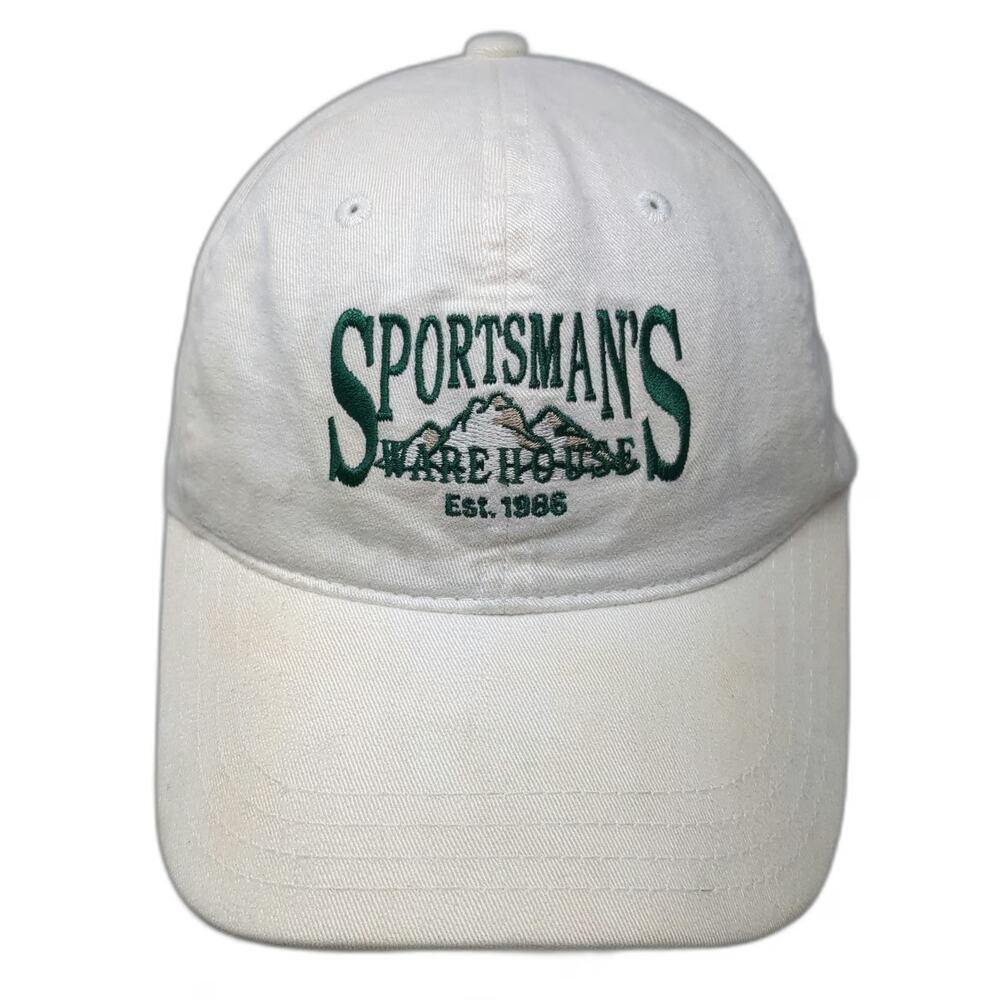 Sportsman's Warehouse Baseball Cap White One Size 20th Anniversary Mountain Hat